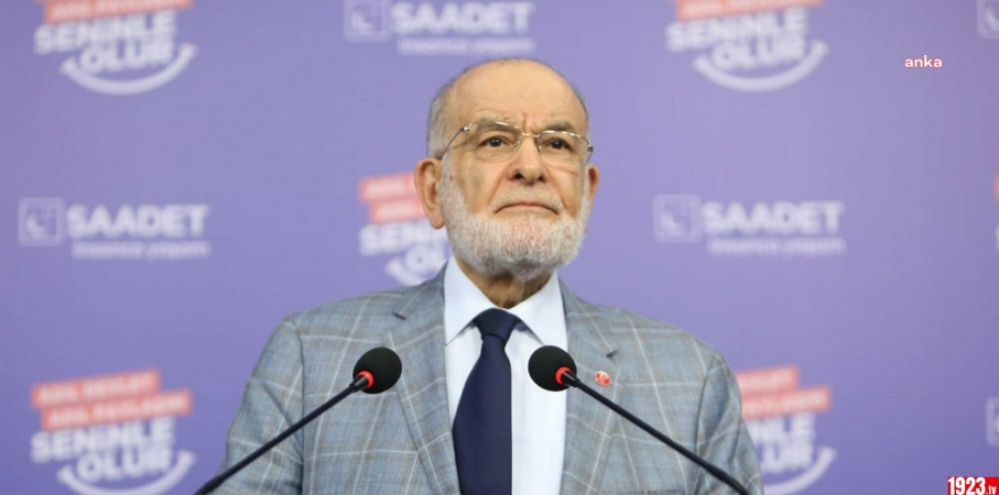 saadet partisi temel karamollaoğlu deprem geçmiş olsun